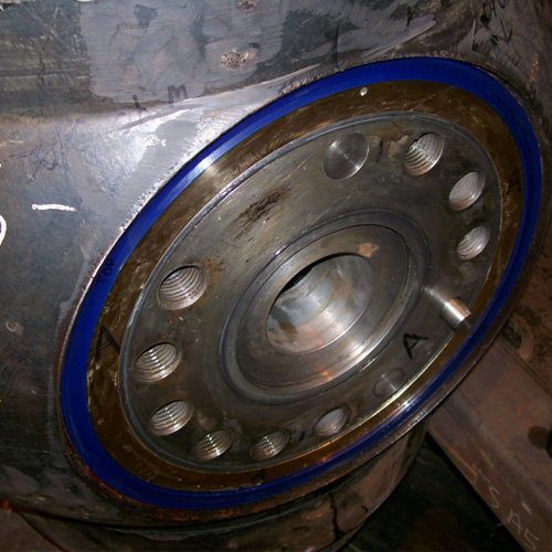 Seal mounted on the part